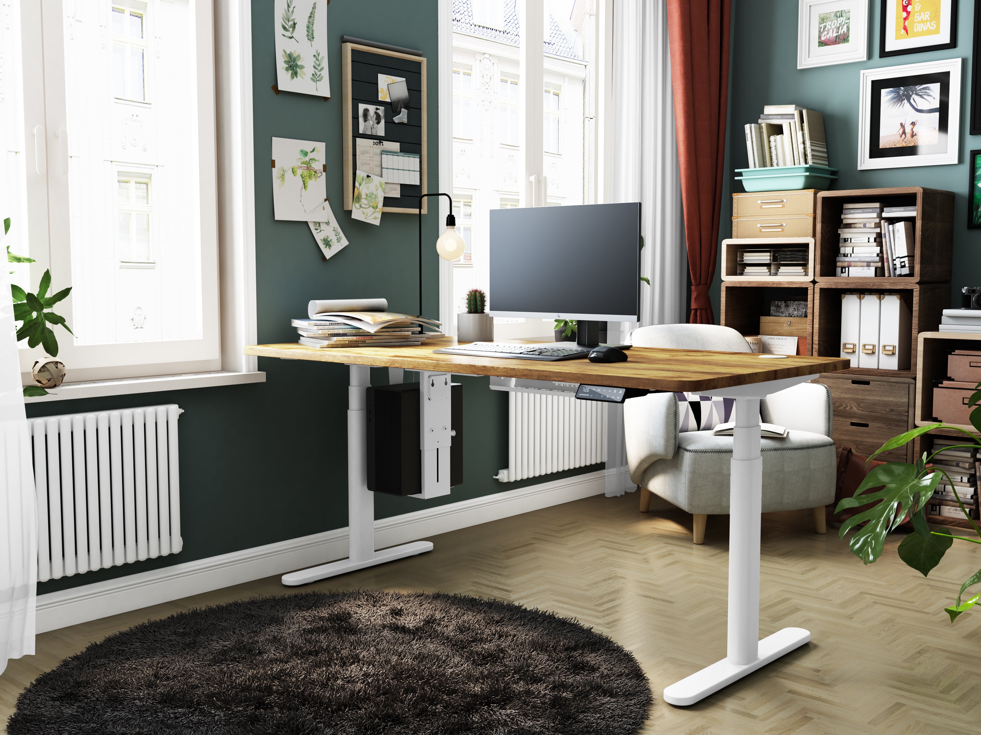 Maidesite EL2 Plus Art - Bureau assis debout électrique