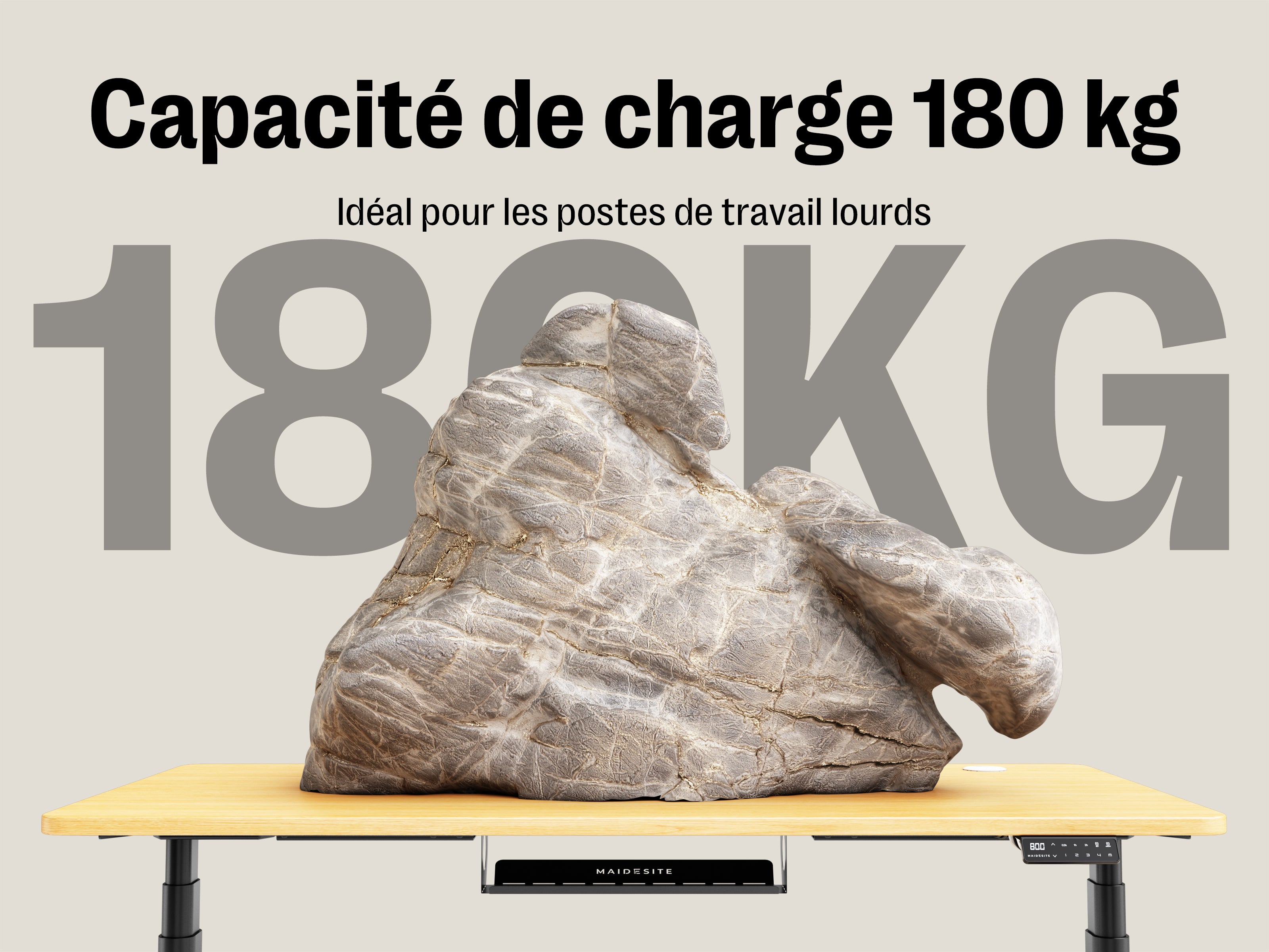 Maidesite EL2 Plus Art - Bureau assis debout électrique