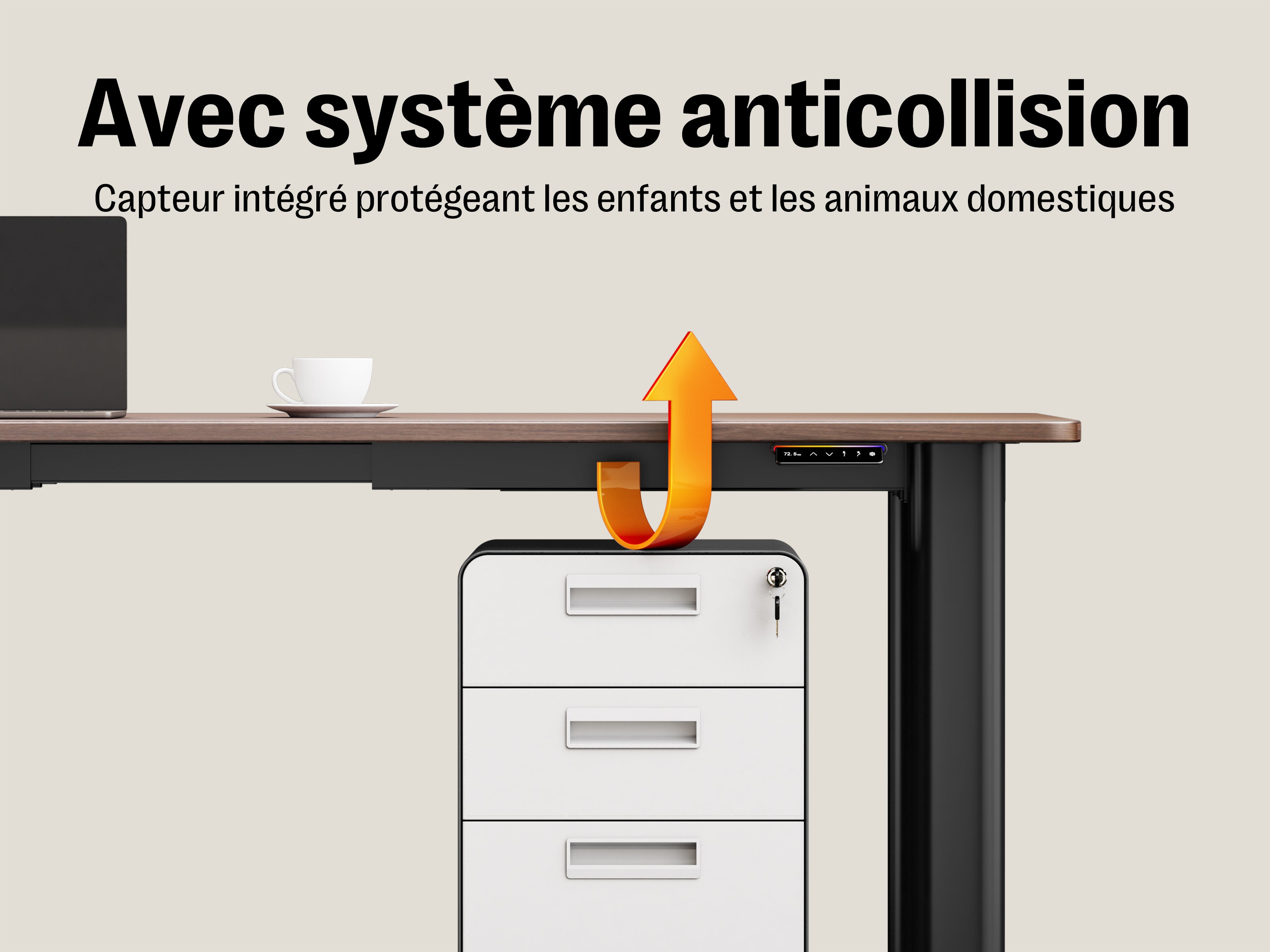 Maidesite T4 Pro Plus - Bureau assis debout électrique