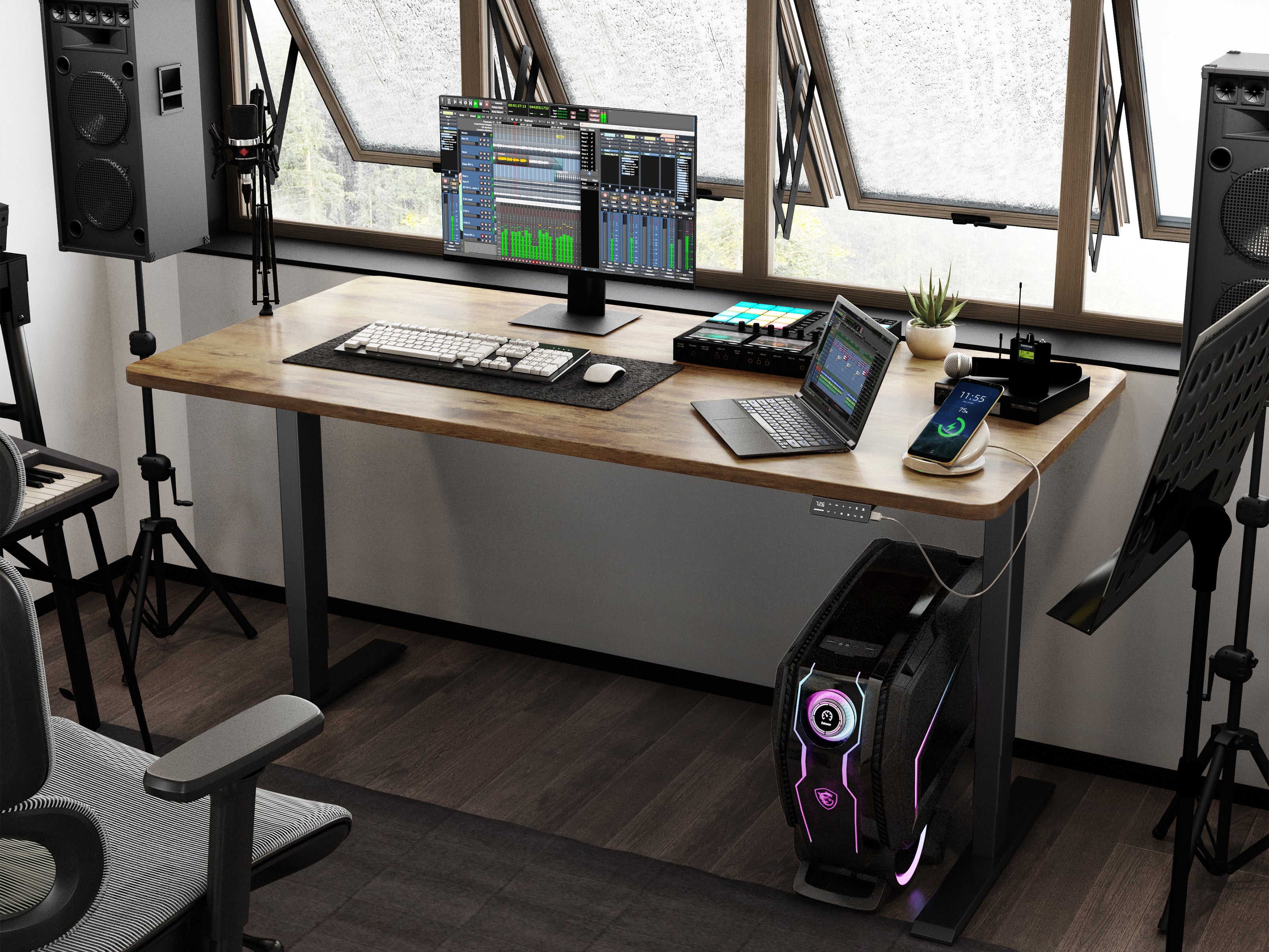 Maidesite T2 Pro Plus - Bureau assis debout électrique