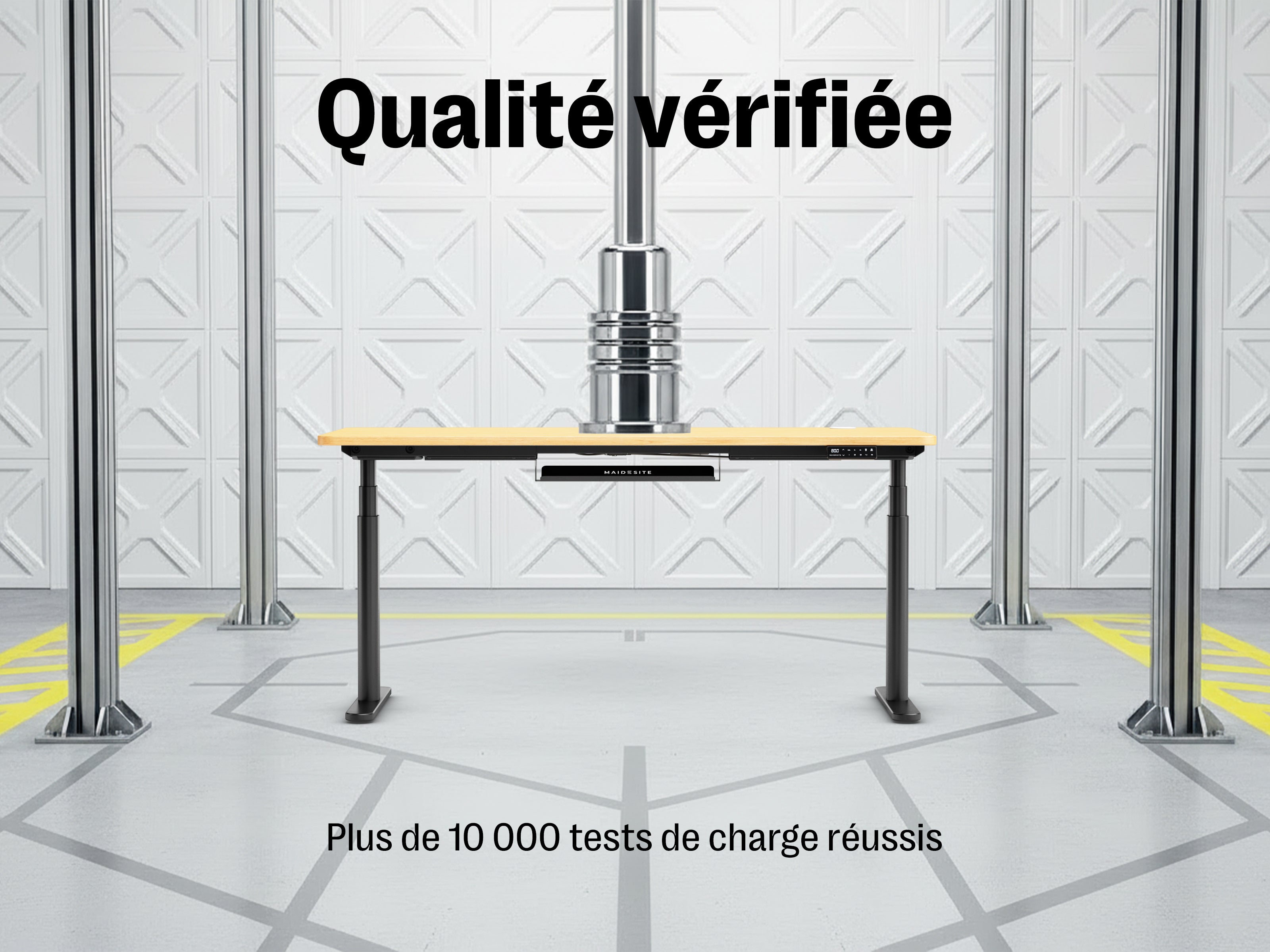 Maidesite EL2 Plus Art - Bureau assis debout électrique